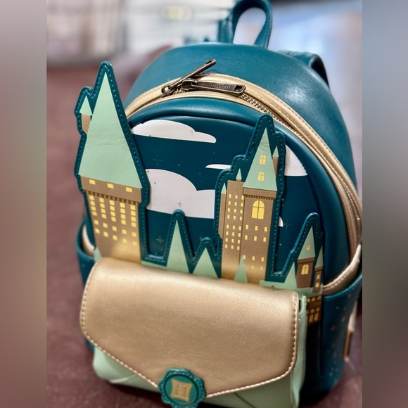 Loungefly Harry Potter Hogwarts Mini Backpack - Picture 12 of 12